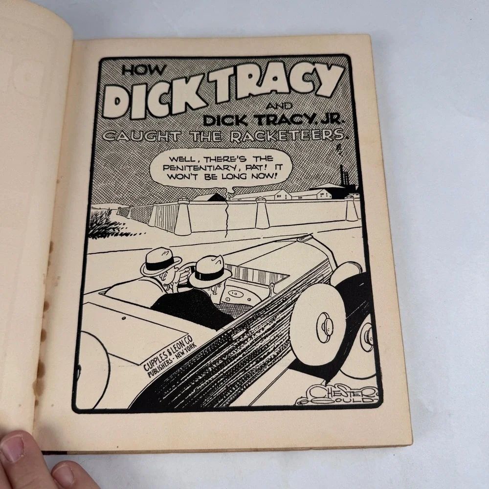 How Dick Tracy & Dick Tracy Jr Caught the Racketeers 1933 Comic Book